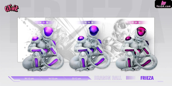 Dragon Ball Sitting Posture #6 Frieza & Special Edition Gold ? Statue - Wink Studio [Pre-Order]