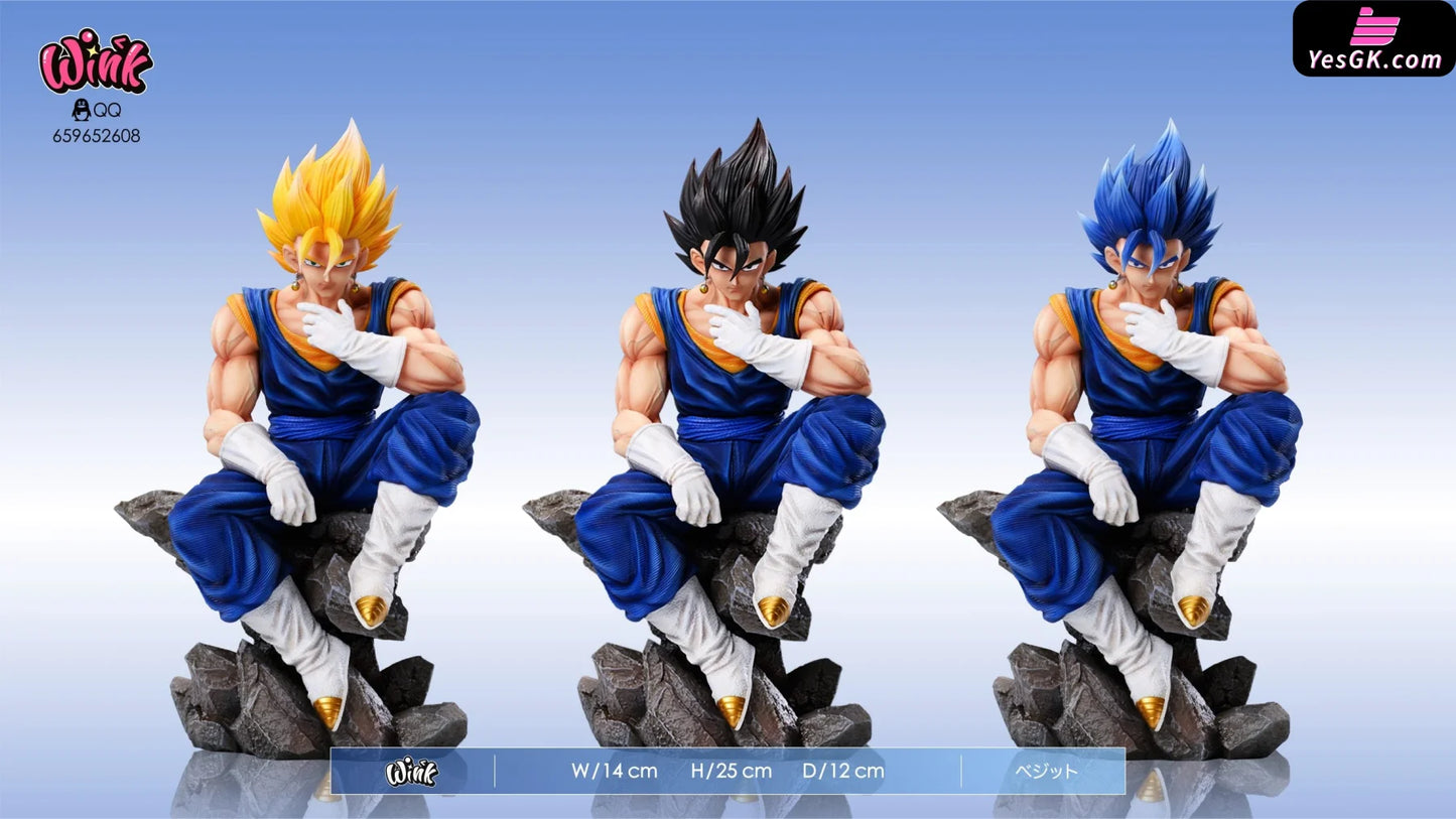 Dragon Ball Sitting Series 5Th Vegito Statue - Wink Studio [Pre-Order]