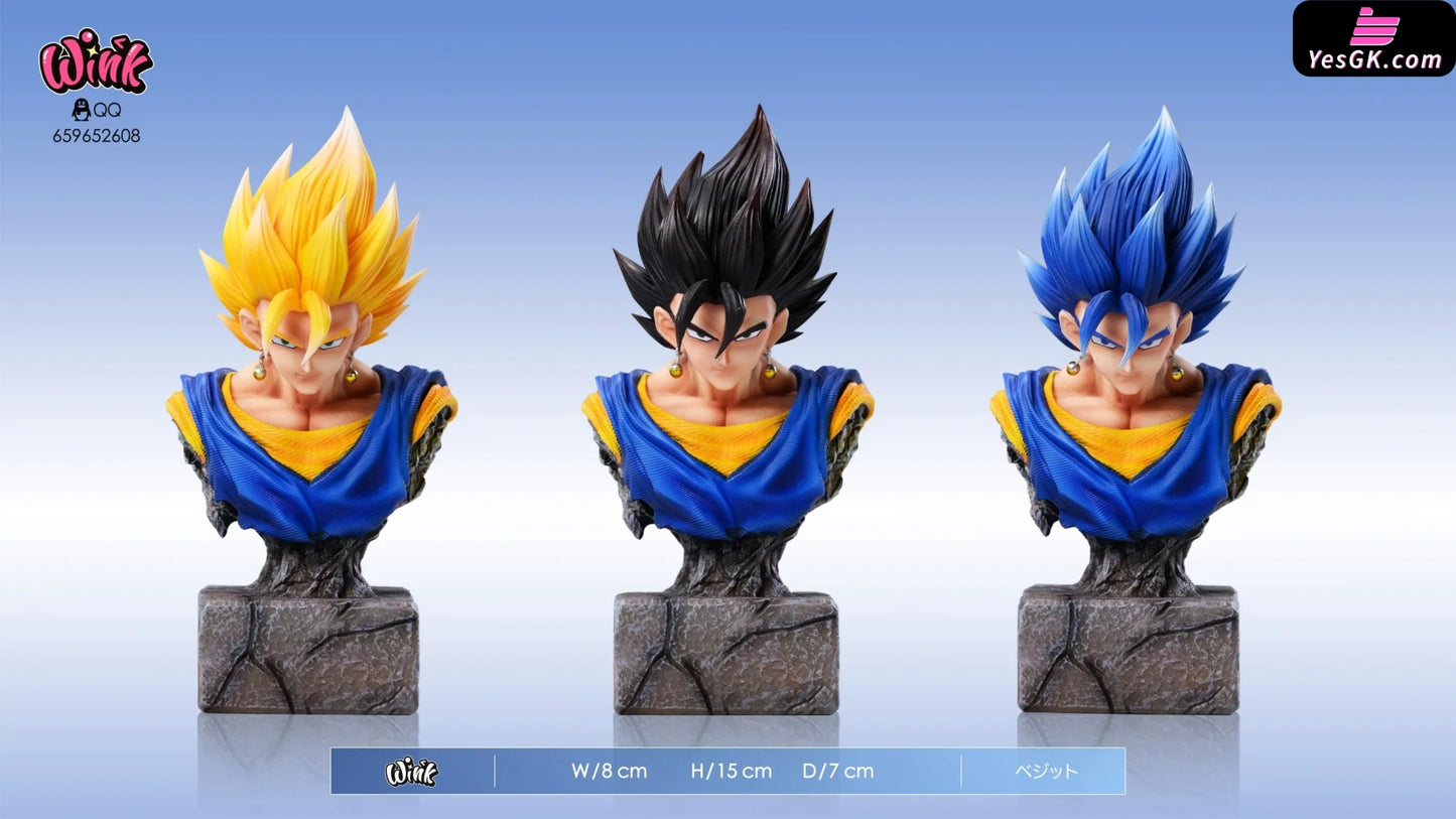 Dragon Ball Sitting Series 5Th Vegito Statue - Wink Studio [Pre-Order]