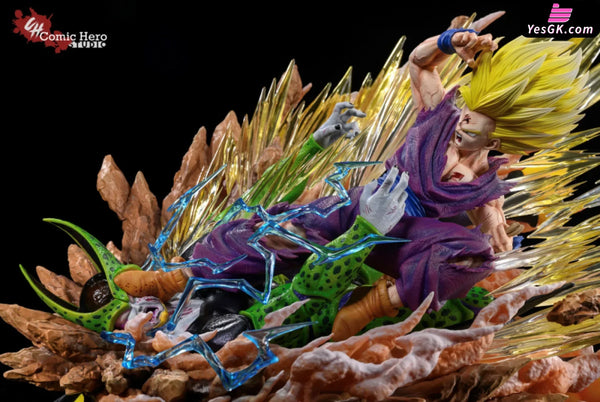 Dragon Ball Son Gohan Vs Cell Resin Statue - Comic Hero Studio [Pre-Order]