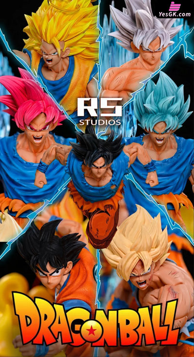Dragon Ball Son Goku all Style Statue - RS Studio [In-Stock] Full Payment / 1/7 Scale Dragon Ball