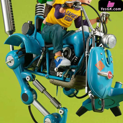 Dragon Ball Son Goku And Gohan Father Locomotive Statue - Megahouse Studio [Pre-Order]