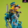Dragon Ball Son Goku And Gohan Father Locomotive Statue - Megahouse Studio [Pre-Order]