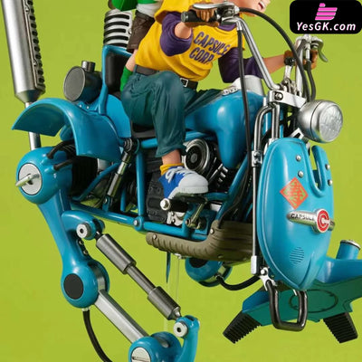 Dragon Ball Son Goku And Gohan Father Locomotive Statue - Megahouse Studio [Pre-Order]