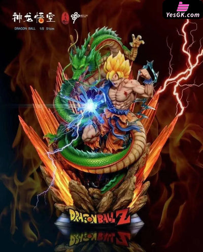 Dragon Ball Son Goku And Shenron 1/5 GK Statue - LC Studio [In-Stock] - Dragon Ball