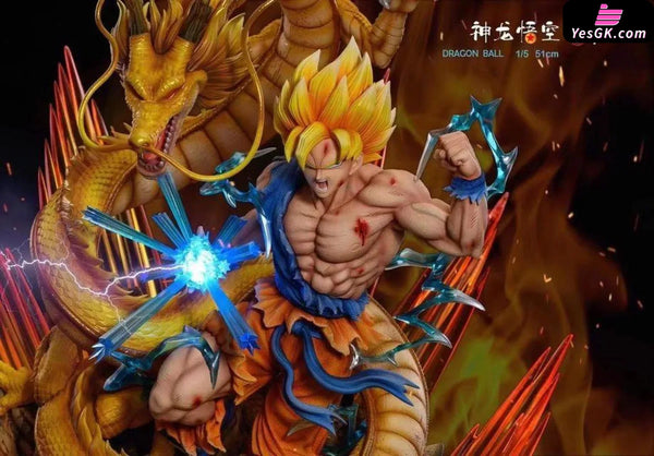 Dragon Ball Son Goku And Shenron 1/5 GK Statue - LC Studio [In-Stock] - Dragon Ball