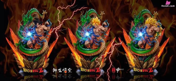 Dragon Ball Son Goku And Shenron 1/5 GK Statue - LC Studio [In-Stock] - Dragon Ball