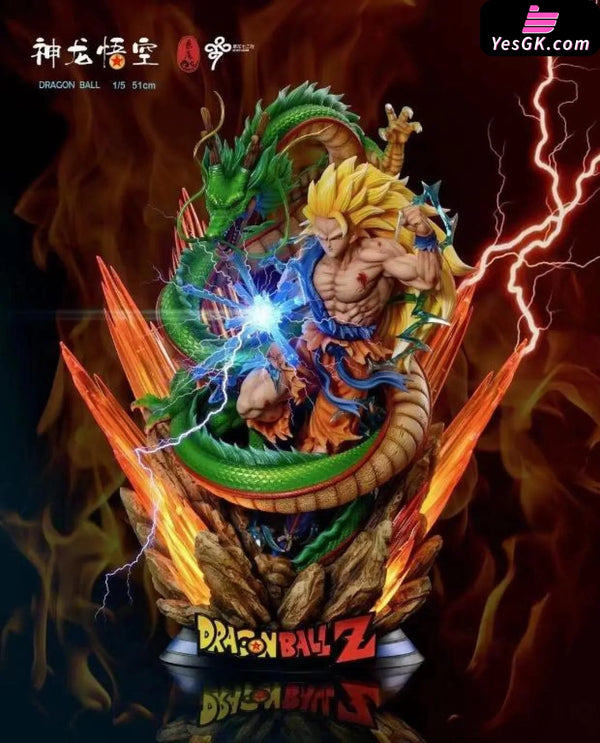 Dragon Ball Son Goku And Shenron 1/5 GK Statue - LC Studio [In-Stock] - Dragon Ball