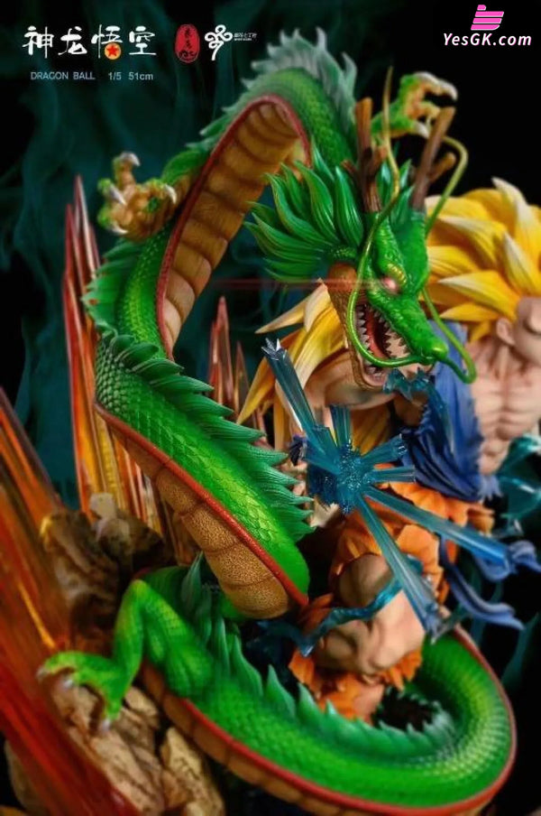 Dragon Ball Son Goku And Shenron 1/5 GK Statue - LC Studio [In-Stock] - Dragon Ball