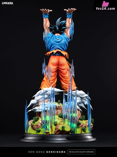 Dragon Ball Son Goku Death Blow Spirit Bomb Resin Statue - Chikara Studio [Pre-Order]
