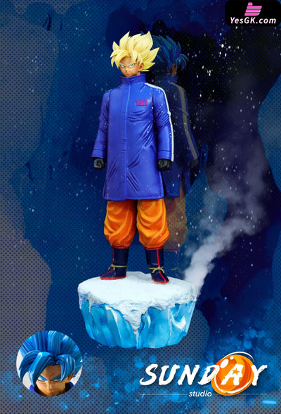 Dragon Ball Son Goku Ice And Snow Winter Clothes Resin Statue - Sunday Studio [Pre-Order]