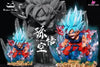 Dragon Ball Son Goku Resin Statue - Demon Studio [In Stock] Full Payment / Blue Hair / SD Dragon Ball