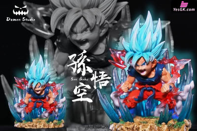 Dragon Ball Son Goku Resin Statue - Demon Studio [In Stock] Full Payment / Blue Hair / SD Dragon Ball