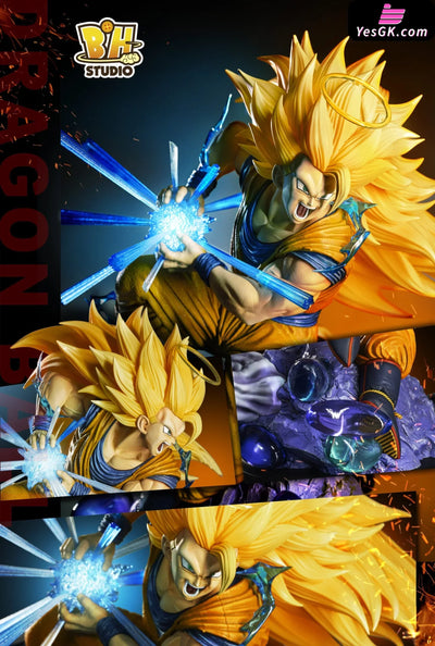 Dragon Ball Son Goku Super Saiyan 3 Burst Resin Statue - Bh Studio [Pre-Order] Deposit / 1/4 Scale