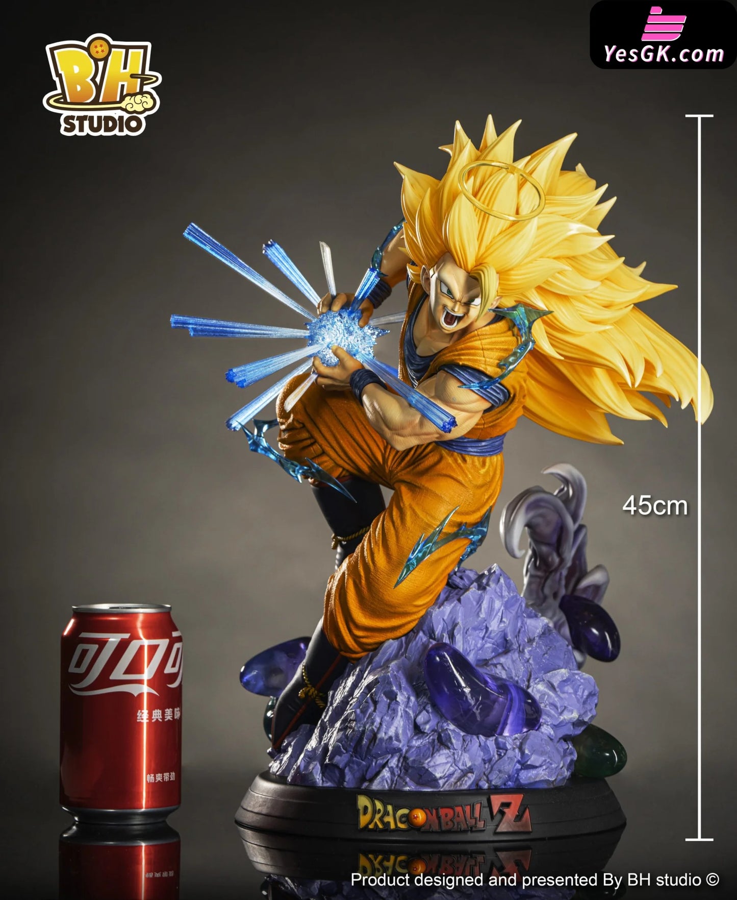 Dragon Ball Son Goku Super Saiyan 3 Burst Resin Statue - Bh Studio [Pre-Order]