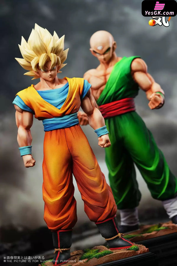 Dragon Ball Son Goku & Tien Shinhan GK Statue - KI Studio [Pre-Order] - DragonBall