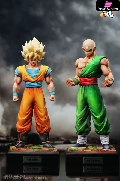 Dragon Ball Son Goku & Tien Shinhan GK Statue - KI Studio [Pre-Order] - DragonBall