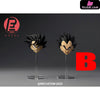 Dragon Ball Son Goku & Vegeta Beaten Double Head Sculpture Set Accessories - Recustom Studio [Pre-Order] Deposit / B