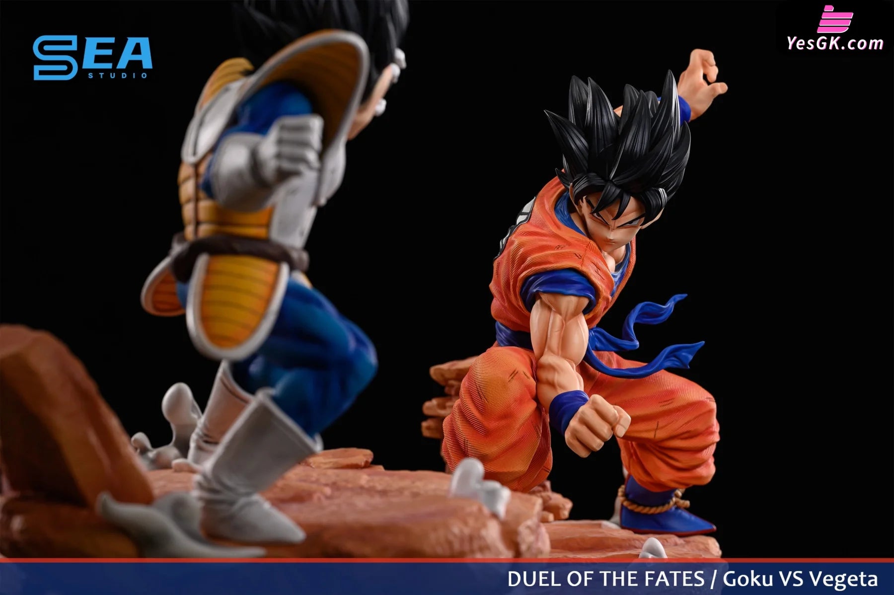 Dragon Ball Son Goku Vs Vegeta Resin Statue - Sea Studio [Pre-Order]