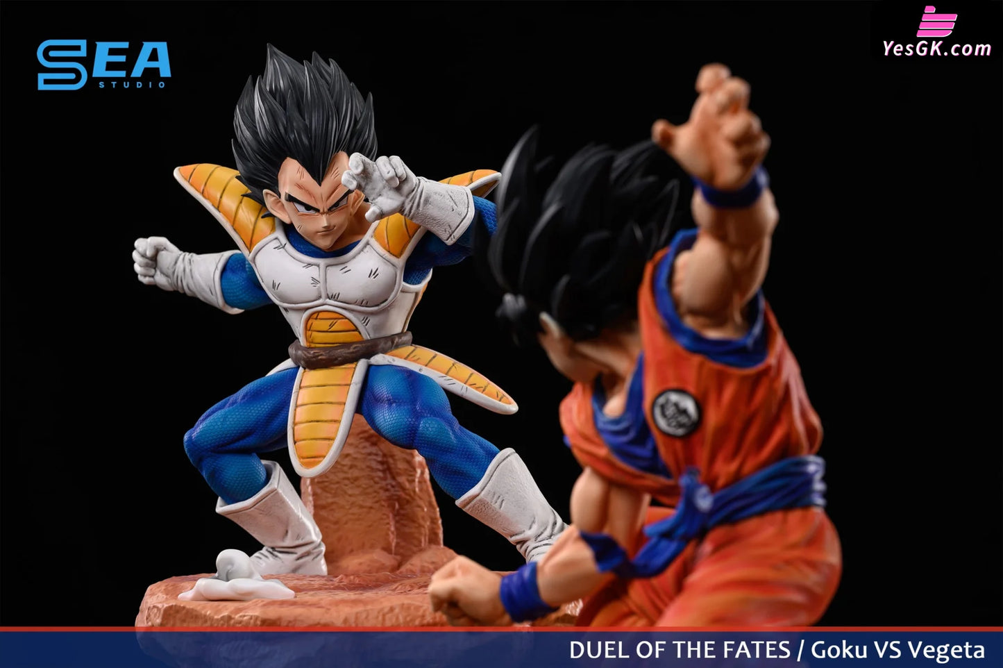 Dragon Ball Son Goku Vs Vegeta Resin Statue - Sea Studio [Pre-Order]