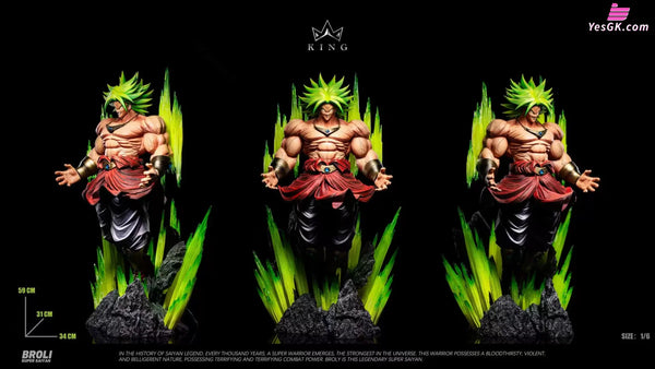 Dragon Ball Sparking! Z Series #1 Legendary Super Saiyan Broly GK Statue - KING Studio [Pre-Order] - DragonBall