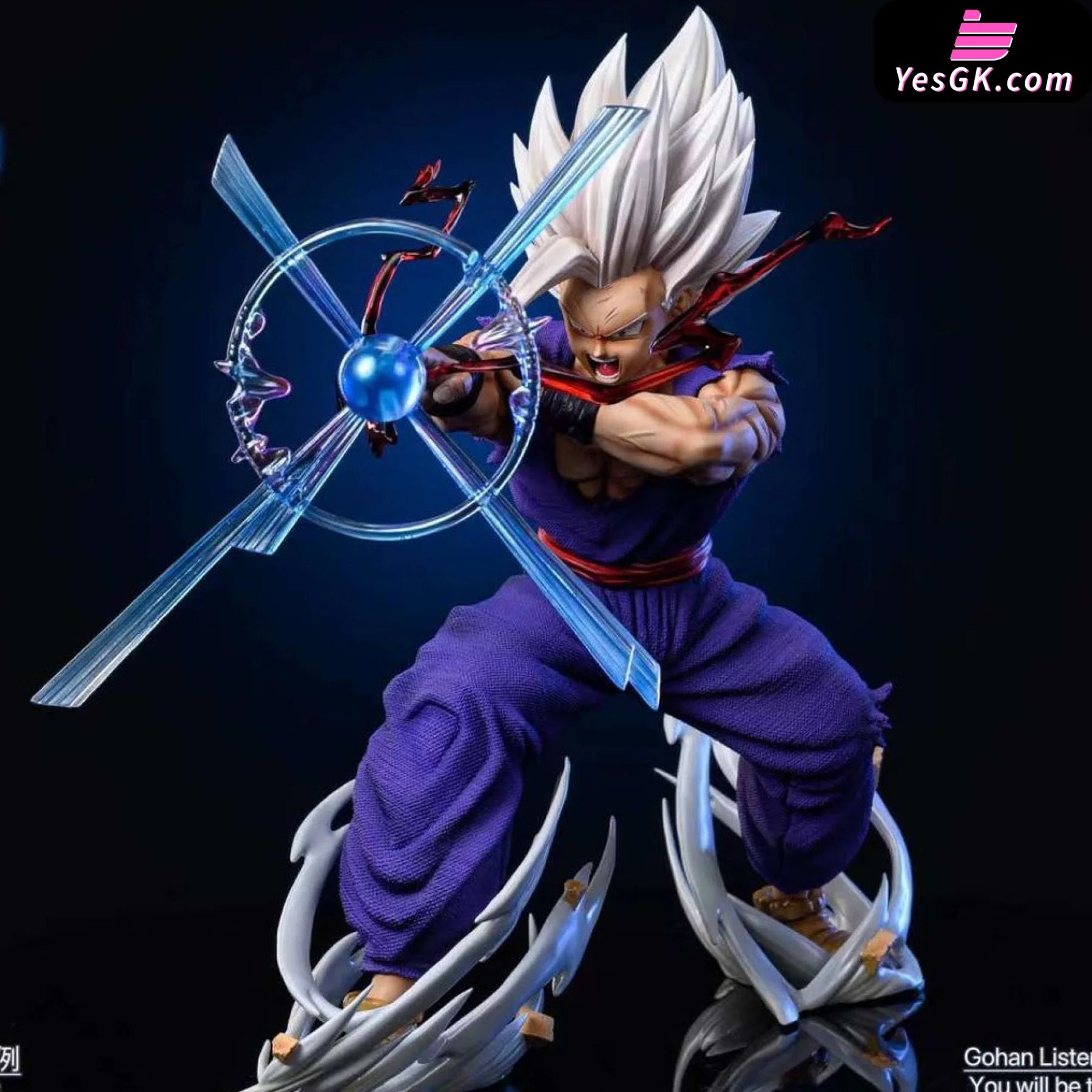 Dragon Ball Super Android Beast Gohans Strongest Attack - Magic Light Cannon Statue Grumpy Leopard