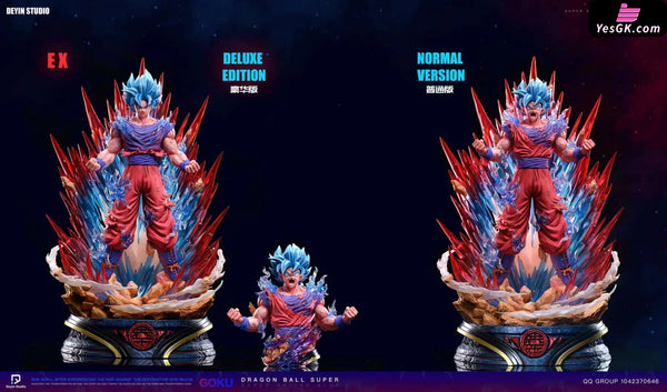 Dragon Ball Super Blue Kaiouken Statue - Deyin Studio [Pre-Order]
