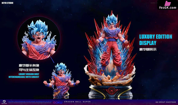 Dragon Ball Super Blue Kaiouken Statue - Deyin Studio [Pre-Order]