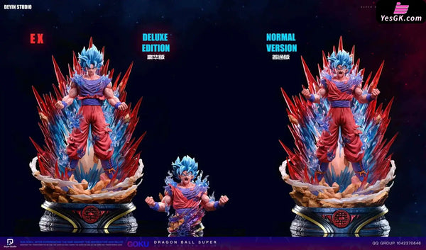Dragon Ball Super Blue Kaiouken Statue - Deyin Studio [Pre-Order]