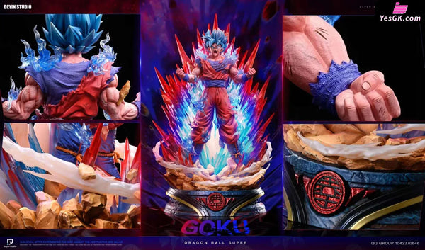 Dragon Ball Super Blue Kaiouken Statue - Deyin Studio [Pre-Order]