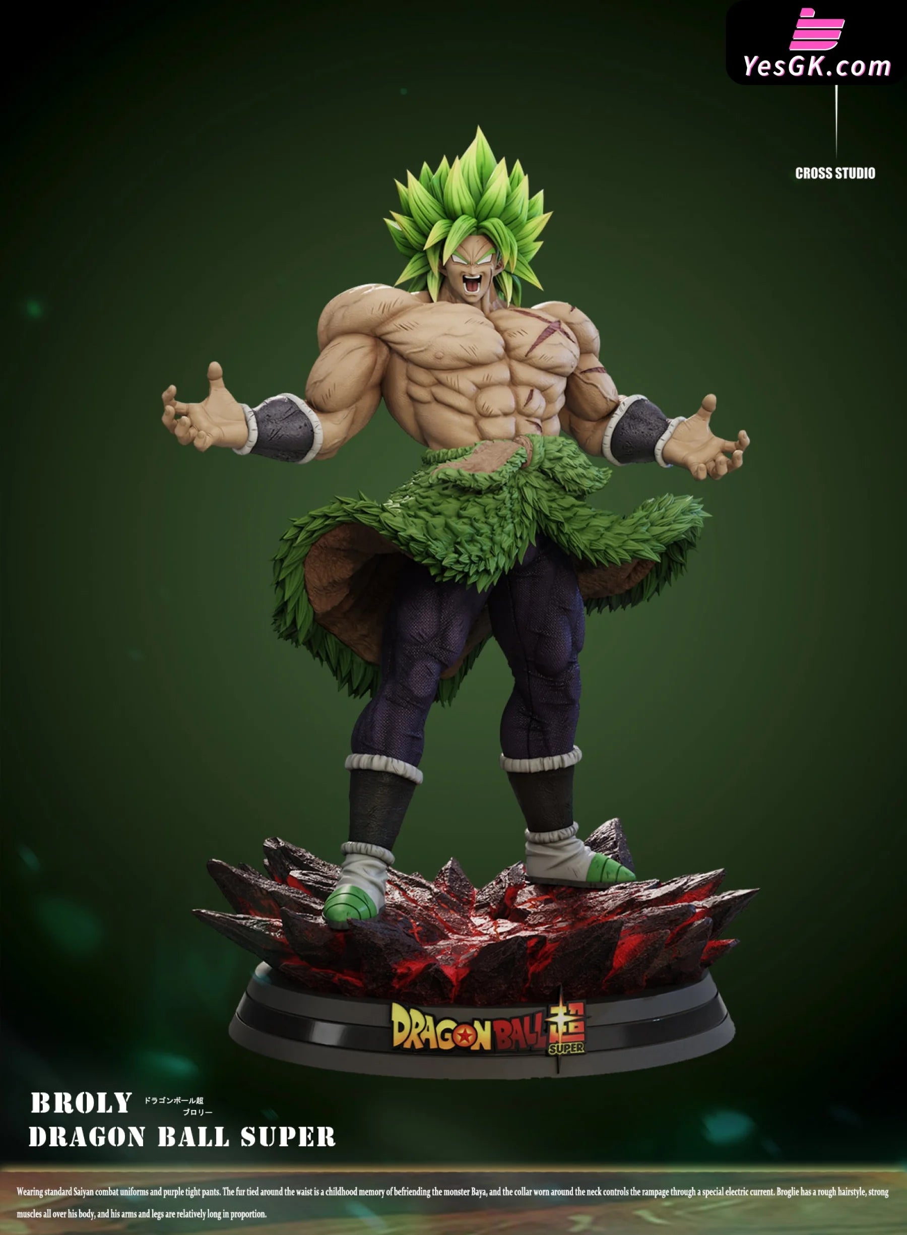 Dragon Ball Super Broly Resonance Series 1St Full Power Statue - Cross Studio [Pre-Order]