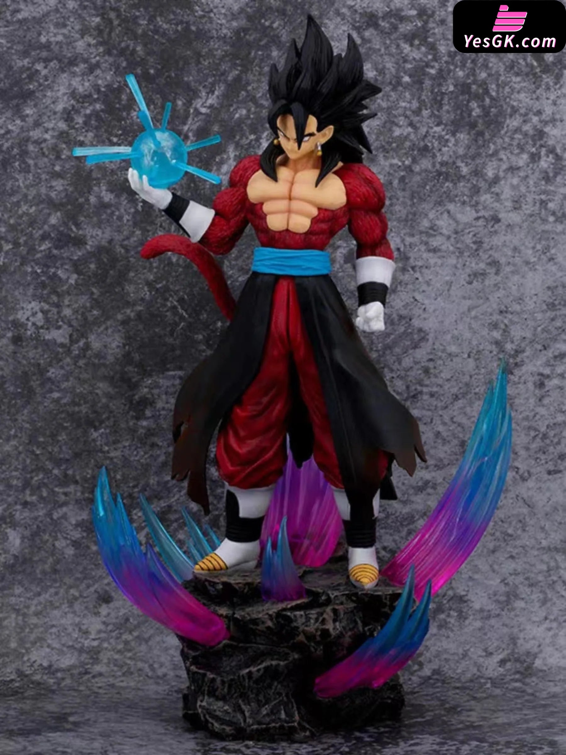 Kylin Studio Dragon Ball SSJ4 Gogeta Resin Model Painted In Stock 1/6 Scale