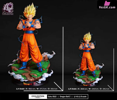 Dragon Ball Super Saiyan 2 GK Statue - Civilization Studio [In-Stock] - Dragon Ball