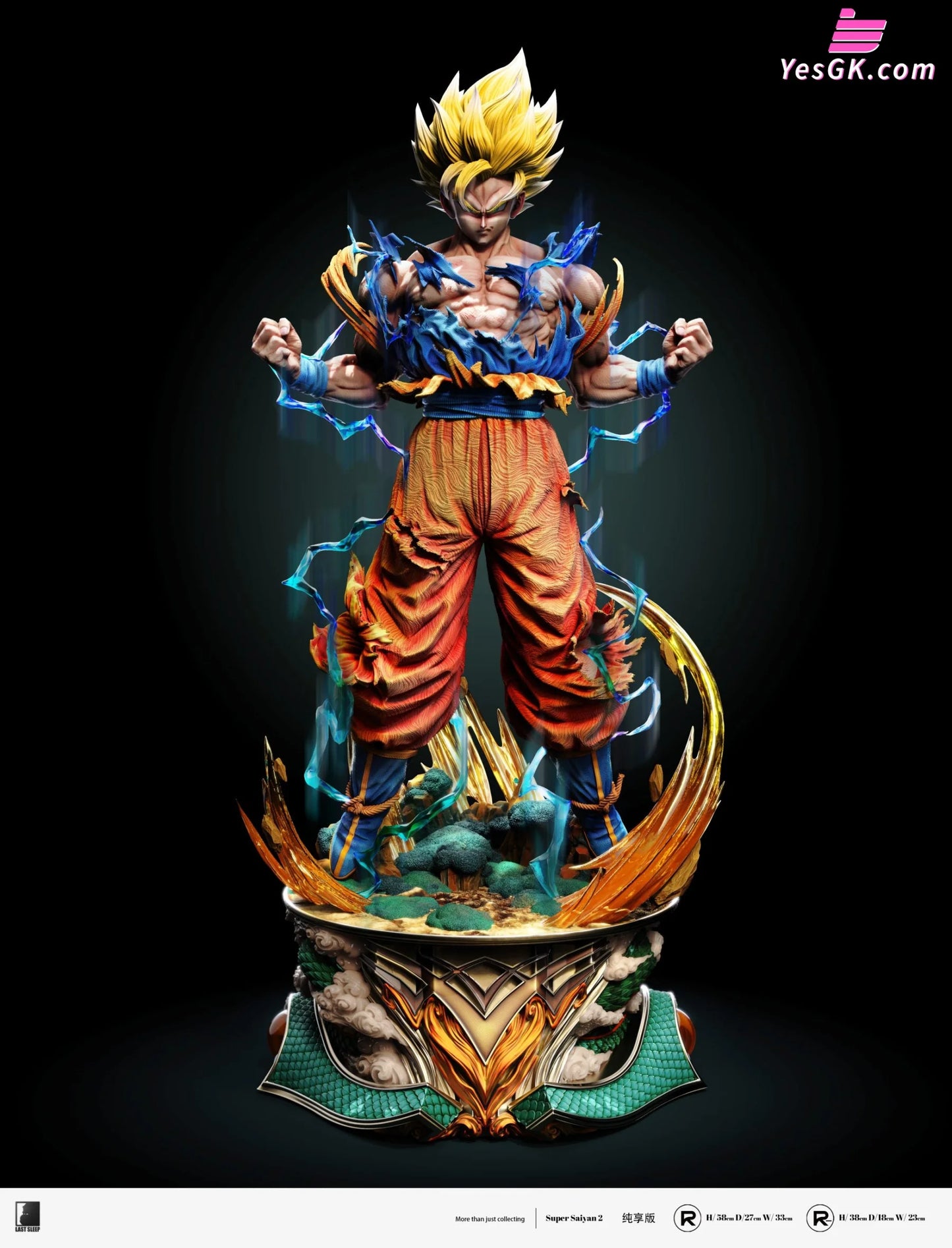 Dragon Ball Super Saiyan 2 Statue - Last Sleep Studio [Pre-Order] Deposit / 1/4 Scale Standard