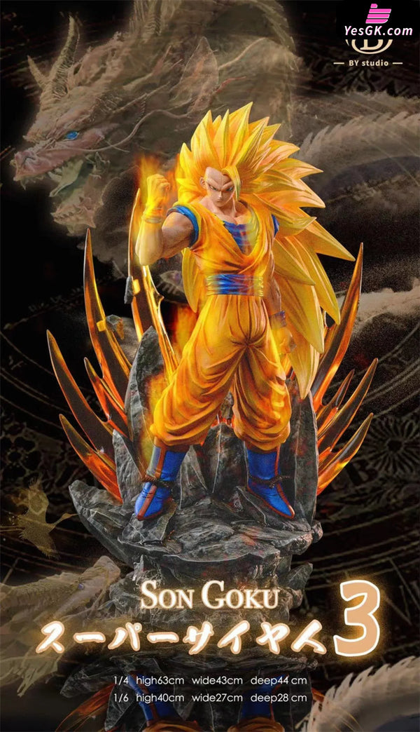 Dragon Ball Super Saiyan 3 Son Goku Resin Statue - By Studio [Pre-Order Closed]