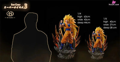 Dragon Ball Super Saiyan 3 Son Goku Resin Statue - By Studio [Pre-Order Closed]