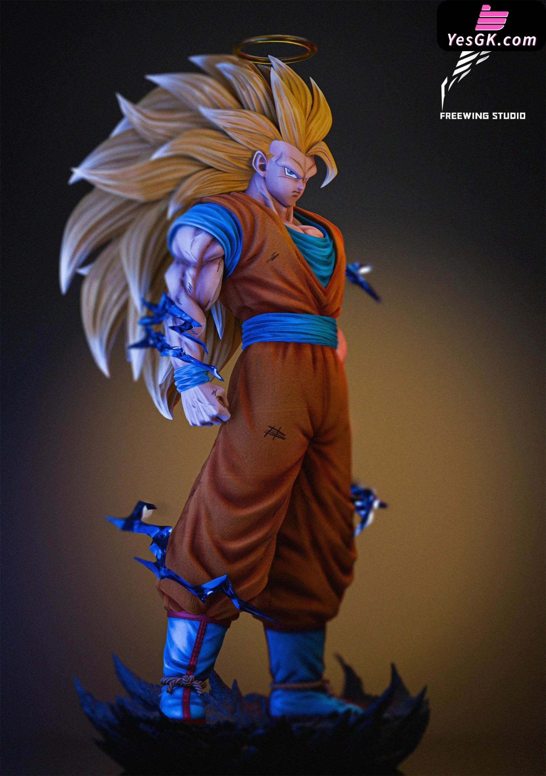 Dragon Ball Super Saiyan 3 Son Goku Resin Statue - Freewing Studio [Pre-Order]