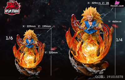 Dragon Ball Super Saiyan 3 Son Goku Resin Statue - Kylin Studio [Pre-Order]