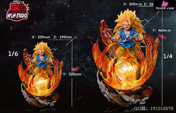 Dragon Ball Super Saiyan 3 Son Goku Resin Statue - Kylin Studio [Pre-Order]