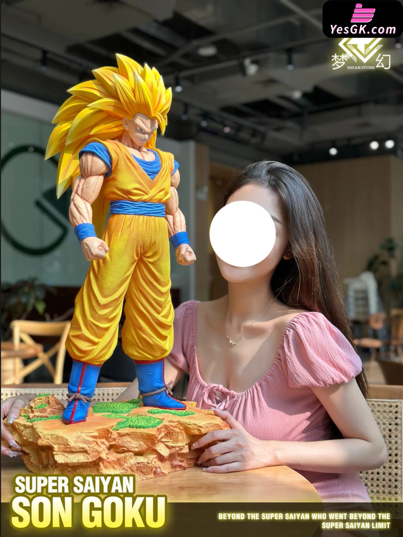 PRE-ORDER HU BEN Studio - Dragon Ball Super Saiyan 3 Son Goku 1/6 Statue(GK)