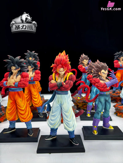 Dragon Ball Super Saiyan 4 2.0 series Son Goku & Vegeta & Gogeta Statue Violent bear Studio [In Stock] Dragon Ball