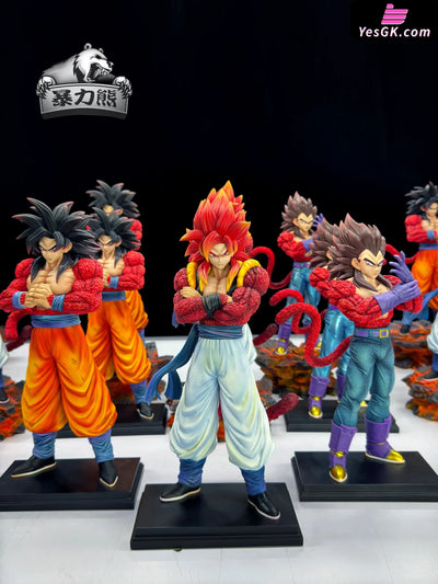 Dragon Ball Super Saiyan 4 2.0 series Son Goku & Vegeta & Gogeta Statue Violent bear Studio [In Stock] Dragon Ball