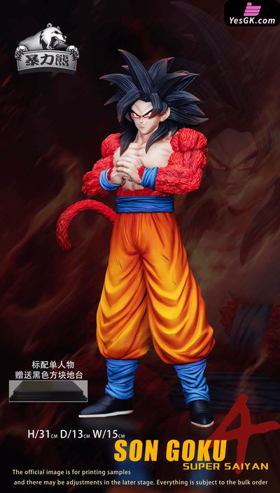Dragon Ball Super Saiyan 4 2.0 series Son Goku & Vegeta & Gogeta Statue - Violent bear Studio [Pre-Order] Dragon Ball