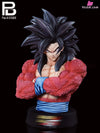 Dragon Ball Super Saiyan 4 Goku & Super Saiyan 4 Goku Bust GK Statue - PlanB Studio [Pre-Order] Full Payment / Super