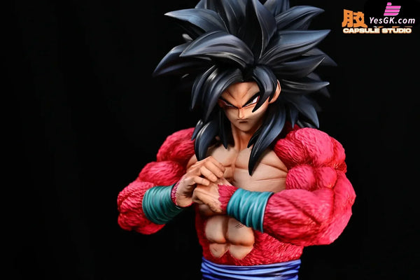 Dragon Ball Super Saiyan 4 Goku Clasps His Fists GK Statue - Capsule Studio [Pre-Order] Deposit / Serious Version