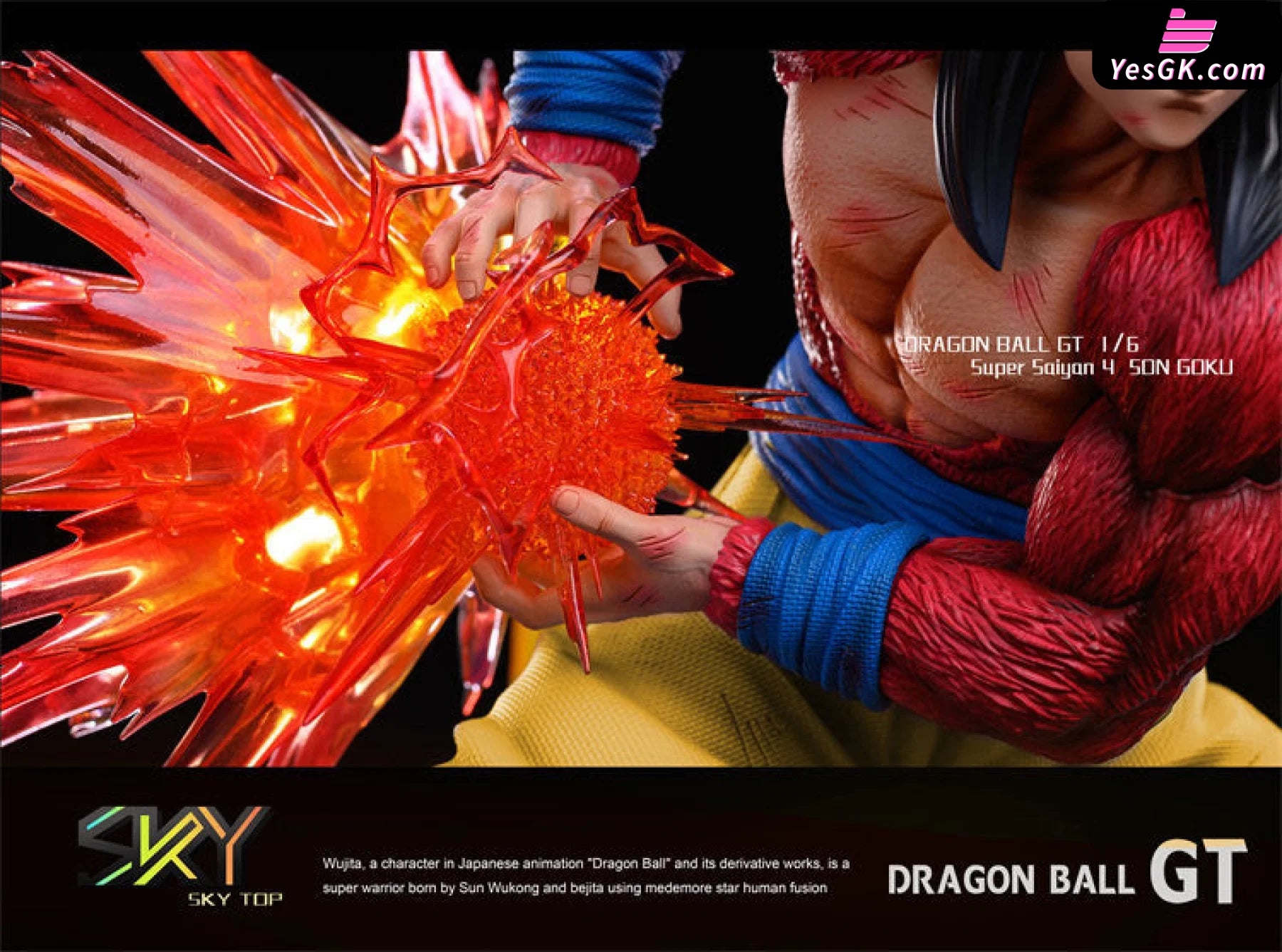 Gogeta Super Saiyan 4 - Dragonball Sky Top Studio action figure