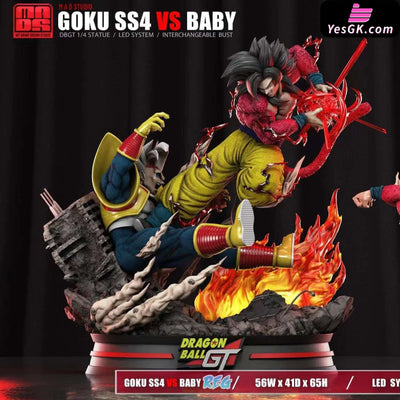 Dragon Ball Super Saiyan 4 Son Goku Vs Baby Statue - Mad Studio [Pre-Order]