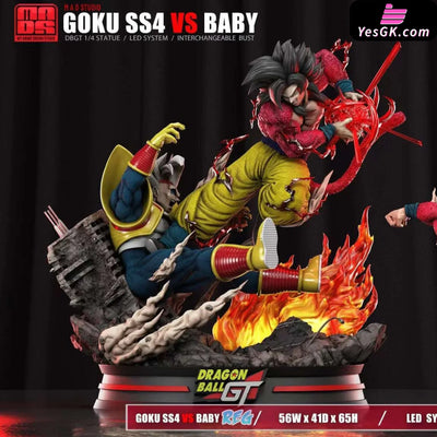 Dragon Ball Super Saiyan 4 Son Goku Vs Baby Statue - Mad Studio [Pre-Order]