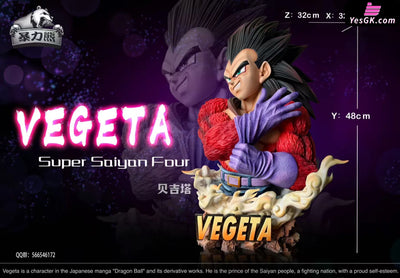 Dragon Ball Super Saiyan 4 Vegeta Bust GK Statue - Violent Bear Studio [Pre-Order] Dragon Ball
