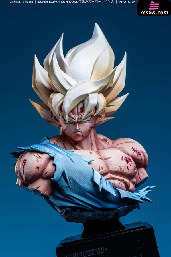 Dragon Ball Super Saiyan Goku Bust Statue - LoaDen Studio